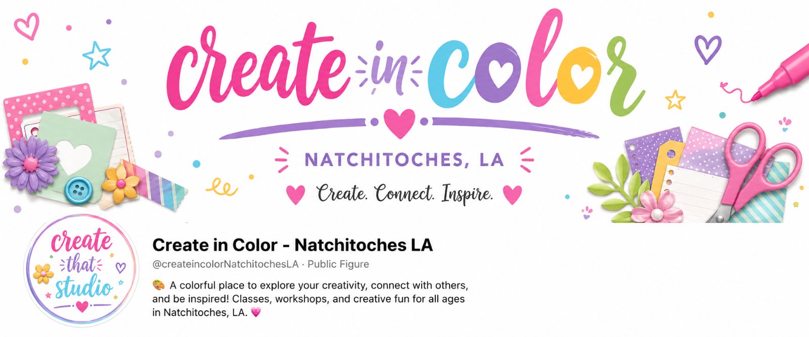 Flyer for Create in Color