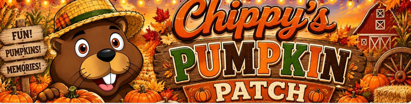 Flyer for Chippy's Pumpkin Patch
