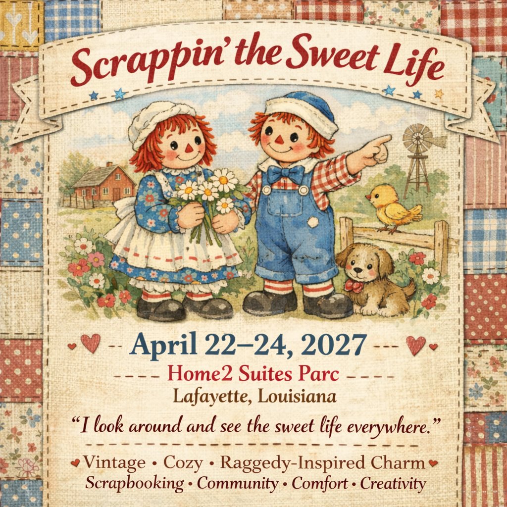Flyer for Scrappin' The Sweet Life